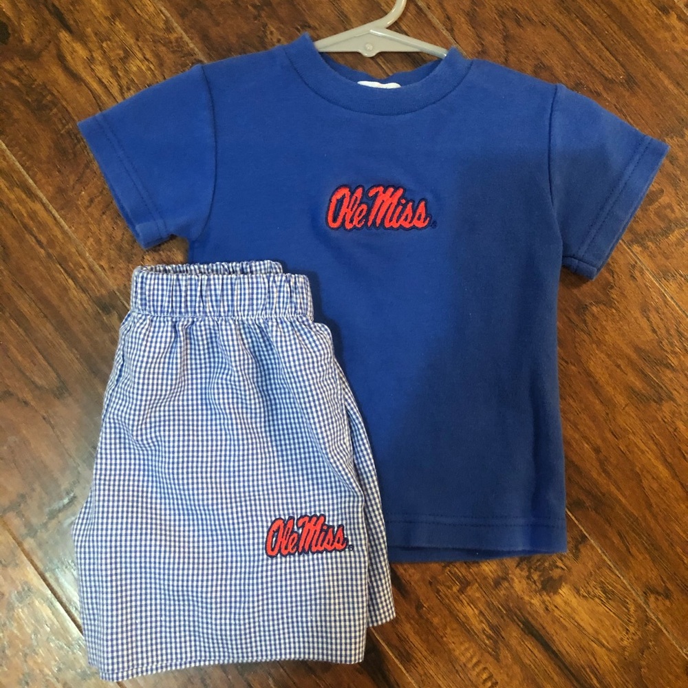 Vive La Fete Ole Miss Shorts and Shirt
